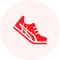 Sports injury rehabilitation icon